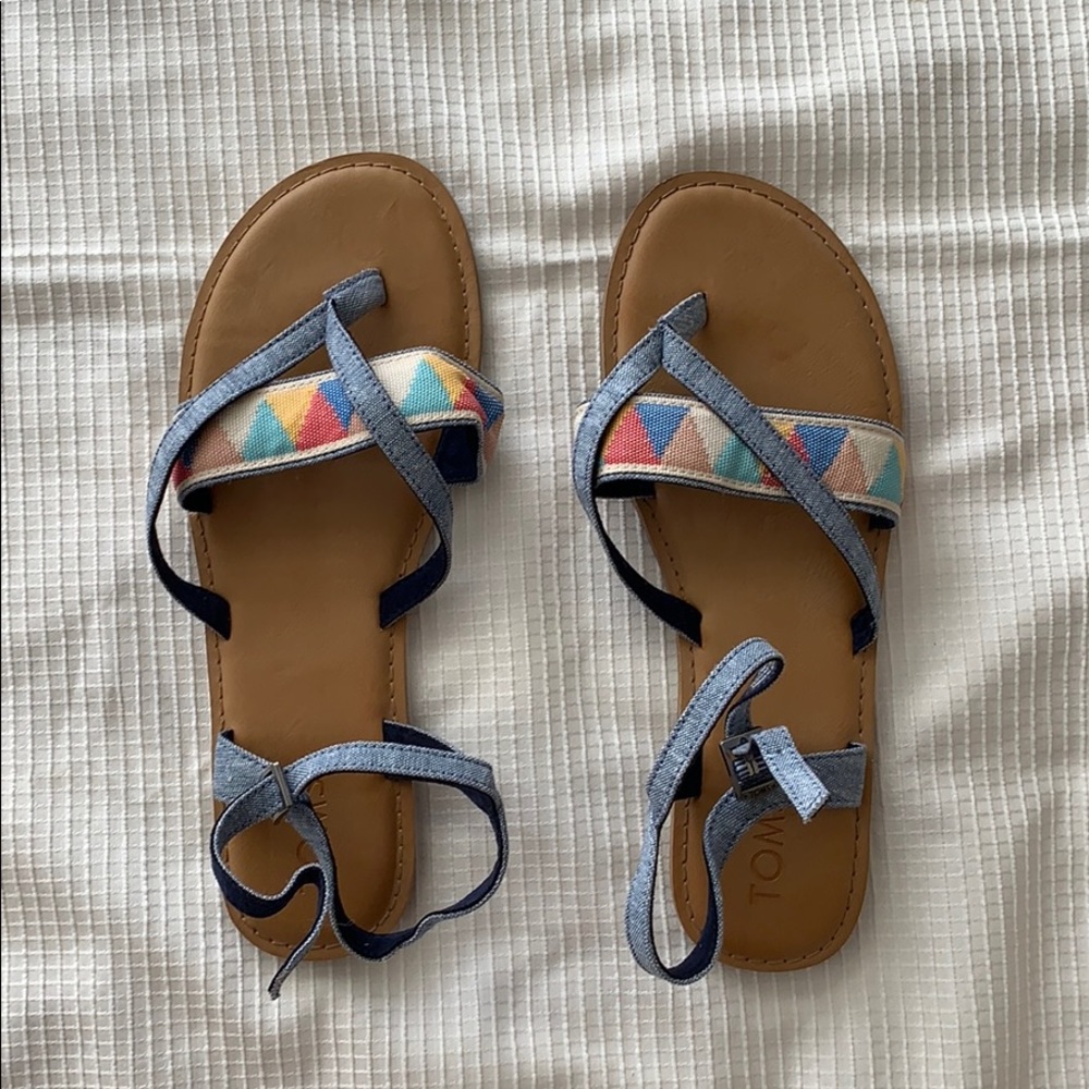 Brand new size 8 1/2 Toms Sandals.